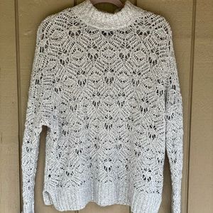 Faux turtle neck sweater